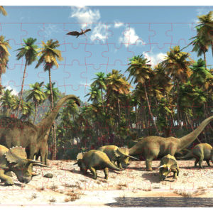 Livre casse-tête – La vie des dinosaures