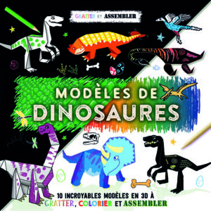 Gratter et assembler – Modèles de dinosaures