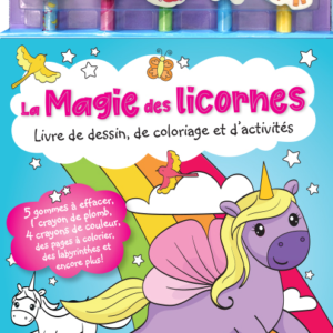Ensemble 5 crayons – La magie des licornes