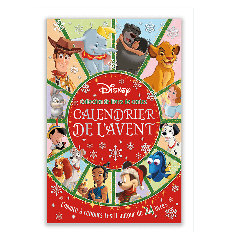 Disney - Calendrier de l'Avent - Noël rouge