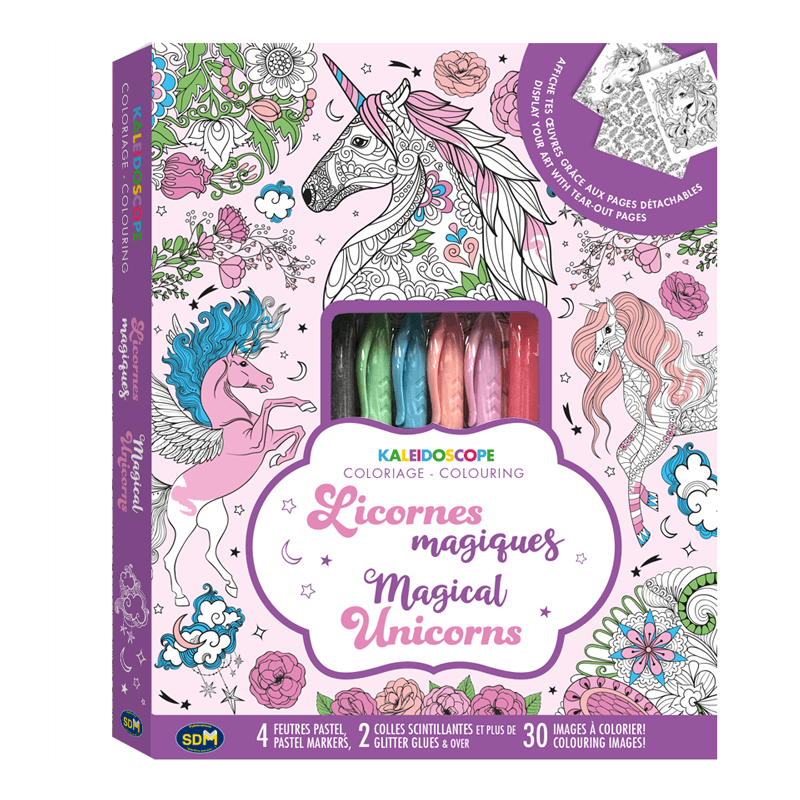 Licorne Livre de coloriage: Coloriage magique pour les enfants