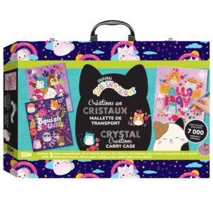 Squishmallows - Créations en cristaux - mallette de transport